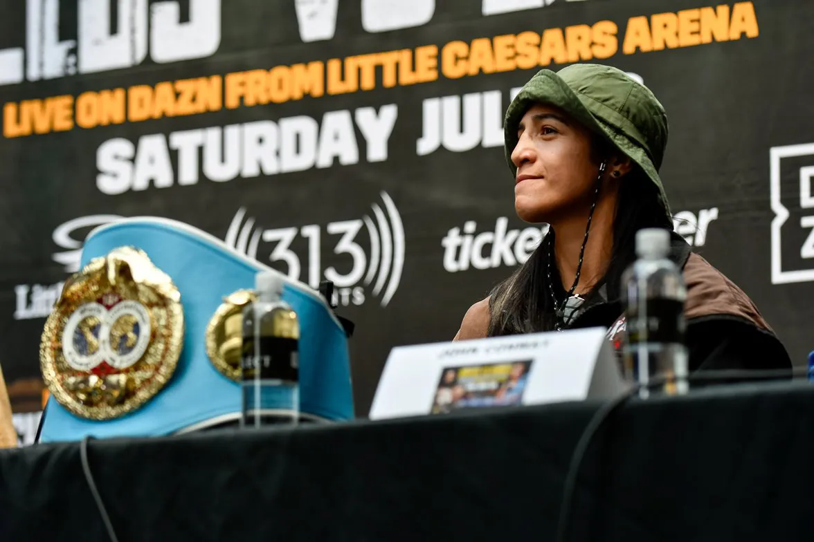 Claressa Shields vs Lani Daniels Press Conf at LCA - Detroit MI - 6.16.25- Photo x Adam J. Dewey-Salita Promotions-10