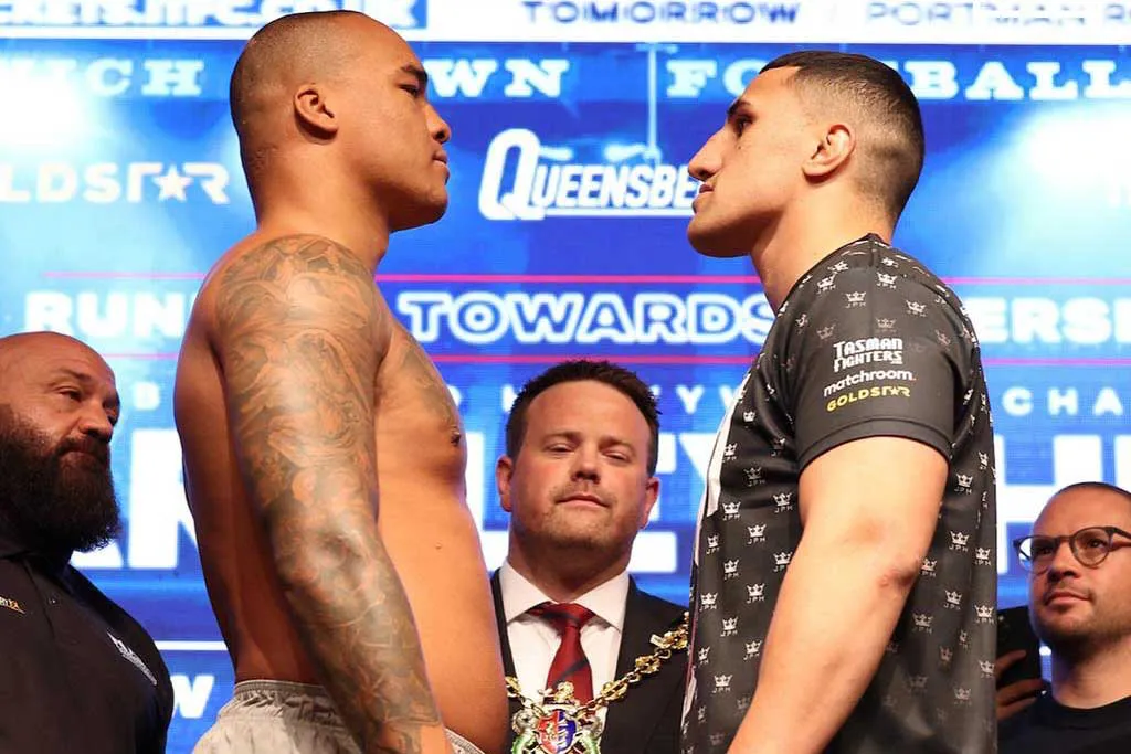 Fabio Wardley vs Justis Huni Pesaje