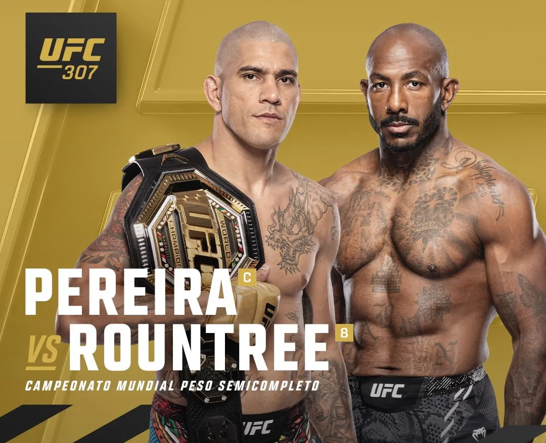Alex Pereira vs Khalil Rountree será estelar de UFC 307 el 510