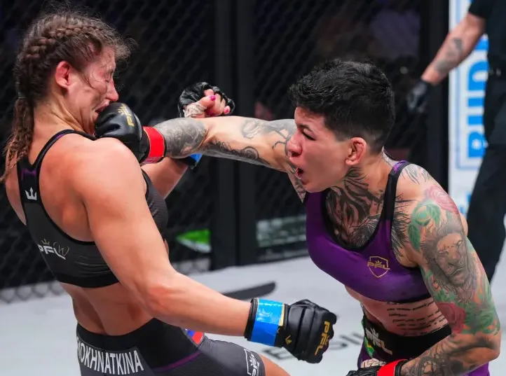 Pacheco es campeona pluma PFL tras DU sobre Mokhnatkina1