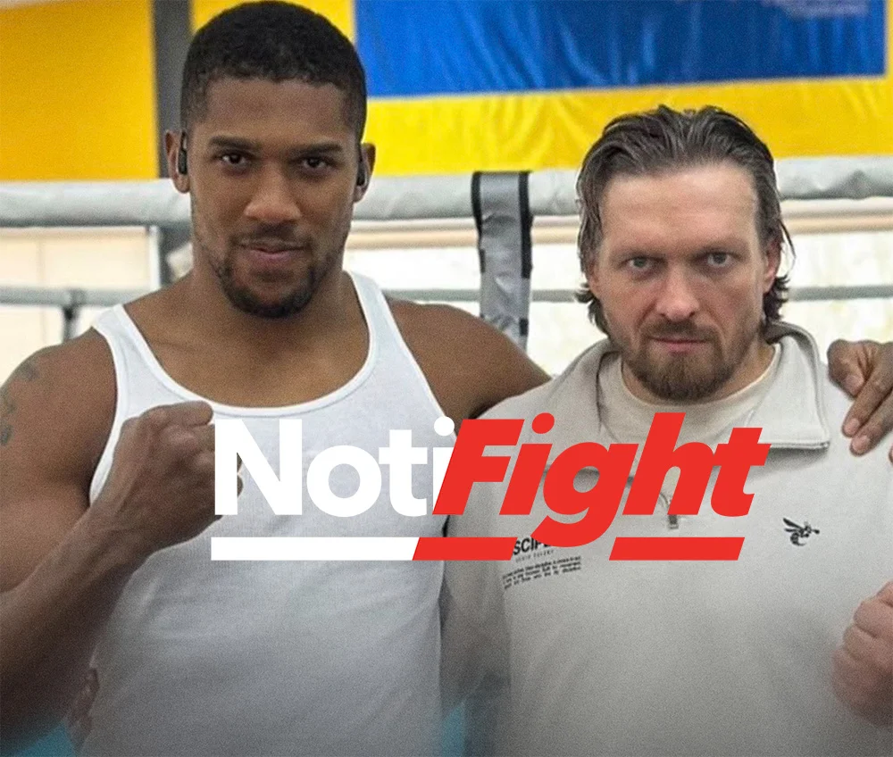 Joshua y Usyk Entrenando Juntos