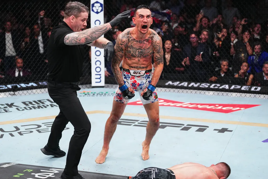 Max Holloway nuevo BMF tras fulminante nocaut a Justin Gaethje