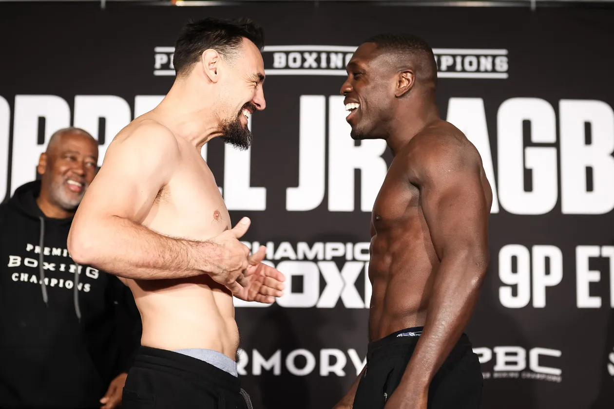 20231214 SHO - Morrell v Agbeko - MSP - Weigh In - WESTCOTT-17
