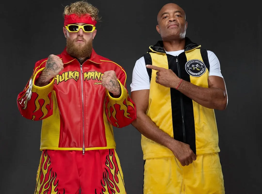 Jake Paul y Anderson SIlva