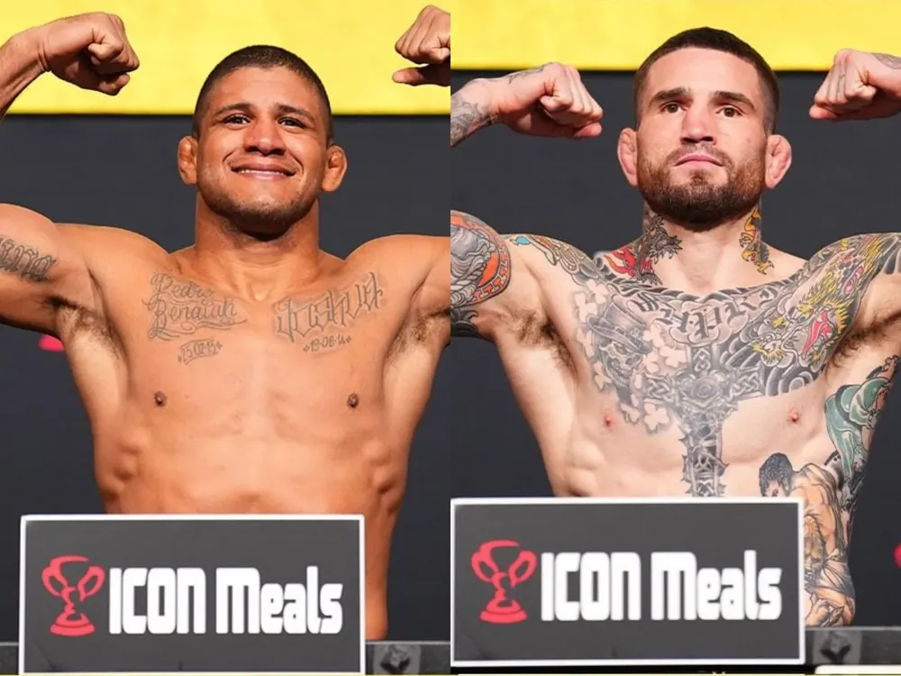 Gilbert Burns y Sean Brady en peso para el sábado en UFC Vegas 97 y ESPN