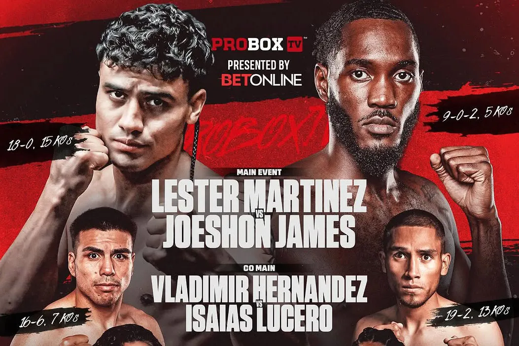 Lester Martinez vs Joeshon James