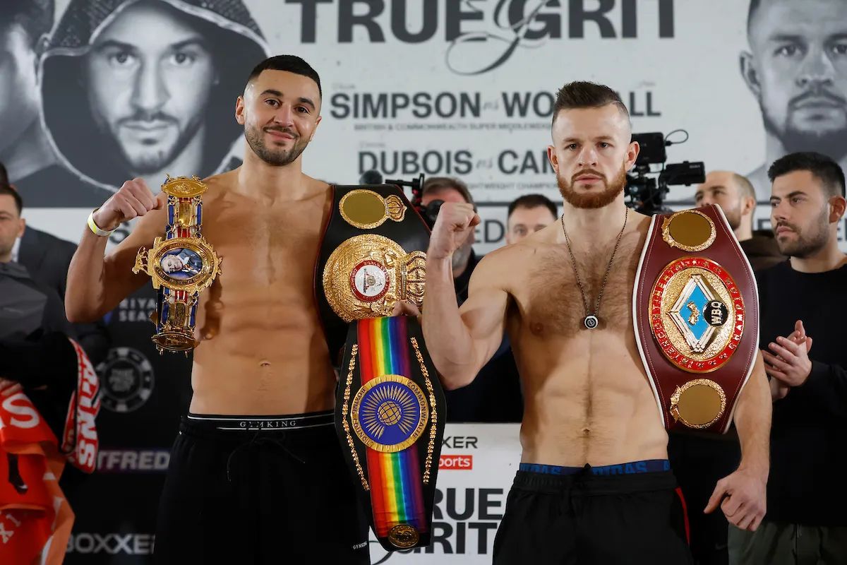 Callum Simpson vs Steed Woodall