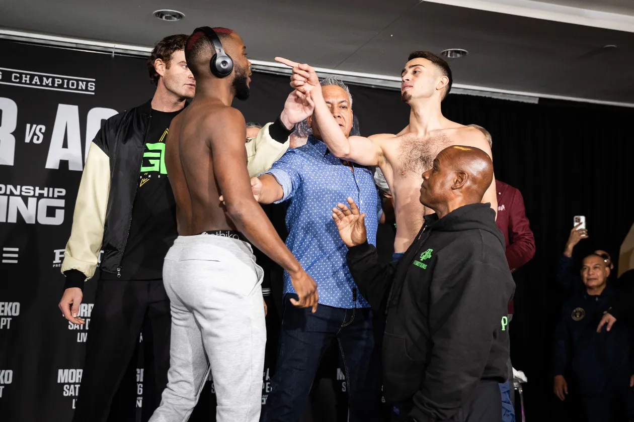 20231214 SHO - Morrell v Agbeko - MSP - Weigh In - WESTCOTT-28
